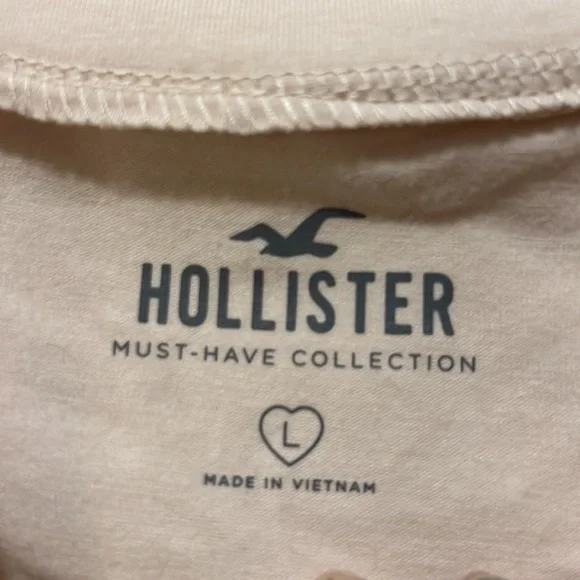 Hollister Cream Long-sleeve Shirt - Picture 3 of 3